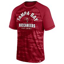 Men's Fanatics Red Tampa Bay Buccaneers Hail Mary Raglan T-Shirt