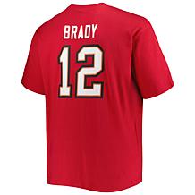 Men's Fanatics Tom Brady Red Tampa Bay Buccaneers Big & Tall Player...