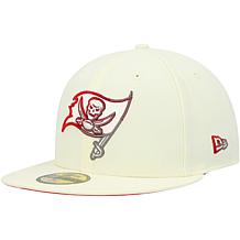 Men's New Era Cream Tampa Bay Buccaneers Chrome Color Dim 59FIFTY F...