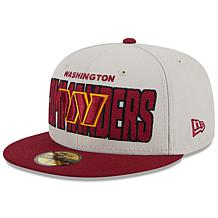 Men's New Era Stone/Burgundy Washington Commanders 2023 NFL Draft O...