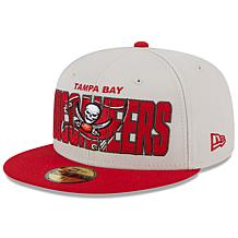 Men's New Era Stone/Red Tampa Bay Buccaneers 2023 NFL Draft On Stag...