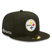 Men's New Era x Alpha Industries Black Pittsburgh Steelers Alpha 59...