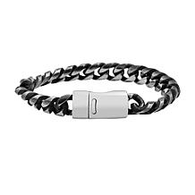Men's Stainless Steel Cuban Link Chain Bracelet
