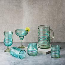 Meridia 6-pc. Handblown Mexican Hiball Glass