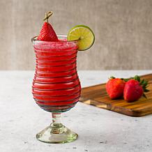 Meridia 6-pc. Handblown Mexican Hurricane Glass