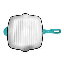 Mesa Mia by Jenny Martinez 10.5" Enameled Cast Iron Grill Pan