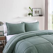 Messy Bed Washed Cotton Comforter Mini Set - Full/Queen