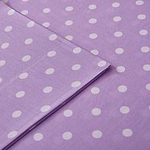 Mi Zone Polka Dot Cotton Sheet Set - Purple - Queen
