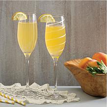 Mikasa Cheers Flute Glass Set of 4