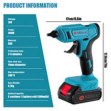 Milex Insta Cordless Rechargeable Glue Gun