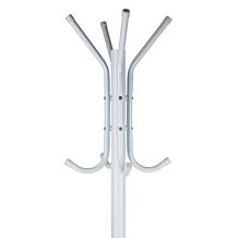 Mind Reader 11-Hook Standing Metal Coat Rack and Hat Hanger