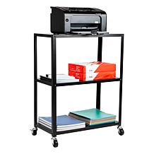 Mind Reader 3 Tier Rolling Cart Microwave Stand Office Cart Metal