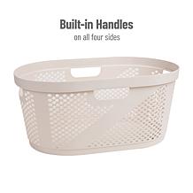 Mind Reader 40L Laundry Basket - Ivory