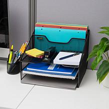 Mind Reader 5-Tier Mesh Desk Organizer Tray