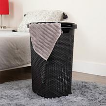 Mind Reader 60 Liter Slim Laundry Hamper Set of 2 Brown
