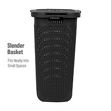 Mind Reader 60-Liter Ventilated Clothes Basket with Carry Handles