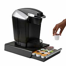 Mind Reader Coffee Pod Organizer Drawer, 30 K-Cup/35 Verismo - Black