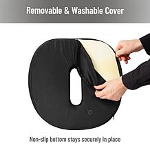 Mind Reader Donut Pillow with Air Cloud Technology Seat Cushion