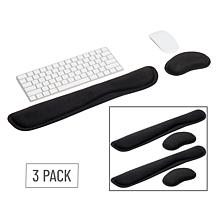 Mind Reader Ergonomic Keyboard and Mouse Wrist Rest Sets Foam 6 pcs