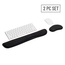 Mind Reader Ergonomic Keyboard and Mouse Wrist Rest Set- 2pcs