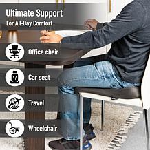 Mind Reader Ergonomic Office Chair Cushion Gray