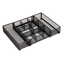 Mind Reader Expandable Mesh Desk Drawer Organizer