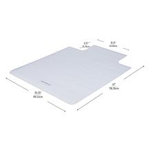 Mind Reader Floor Under Desk Protection Mat for Rolling Chairs