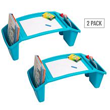 Mind Reader Kids Lap Desk Activity Tray Portable Plastic Set of 2