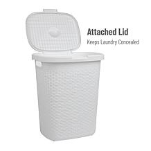 Mind Reader Laundry Basket with Cutout Handles