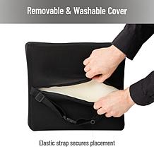 Mind Reader Lumbar Support Pillow with Air Cloud Technology Chair