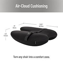 Mind Reader Lumbar Support Pillow with Air Cloud Technology