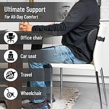 Mind Reader Lumbar Support Pillow with Air Cloud Technology