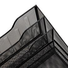 Mind Reader Mesh 5-tray Desk Organizer