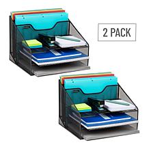Mind Reader Mesh 5-tray Desk Organizer