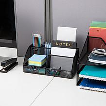 Mind Reader Mesh Office Supplies Desktop Organizer