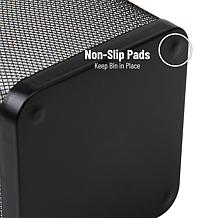Mind Reader Mesh Trash Can Waste Paper Basket Square Set of 2