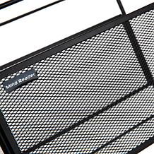 Mind Reader Metal Mesh Hanging Folder File Organizer - Black