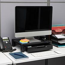 Mind Reader Monitor Stand Riser with Drawer Storage