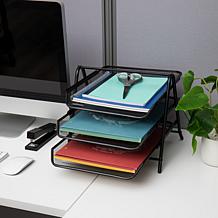 Mind Reader Network Collection Paper Tray File Organizer Metal Mesh