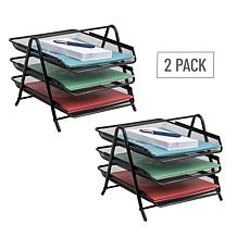 Mind Reader Network Collection Paper Tray File Organizer Metal Mesh