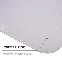 Mind Reader Office Chair Mat for Carpet Chair Mat PVC Set of 2