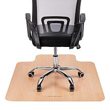 Mind Reader Office Chair Mat For Hardwood Floor, Brown - 36" x 48"
