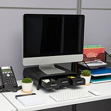 Mind Reader PC Laptop IMAC Monitor Stand and Desk Organizer 2-pack