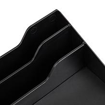 Mind Reader Plastic Desktop Organizer Vertical File Holder Pink