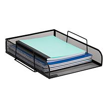 Mind Reader Stackable Paper Tray Desktop Organizer File Storage 4 Pcs