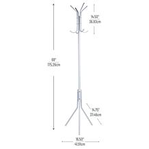 Mind Reader Standing Metal 11-hook Coat Rack/Hat Hanger