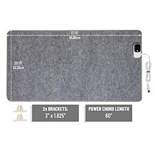 Mind Reader Under Desk Space Heater Foldable Electric Foot Warmer