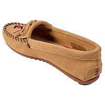 Minnetonka Thunderbird Hand-Beaded Suede Moccasin