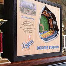 MLB Los Angeles Dodgers StadiumViews 3-D Wall Art - Dodger Stadium  