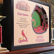 MLB St. Louis Cardinals StadiumViews 3-D Wall Art - Busch Stadium
